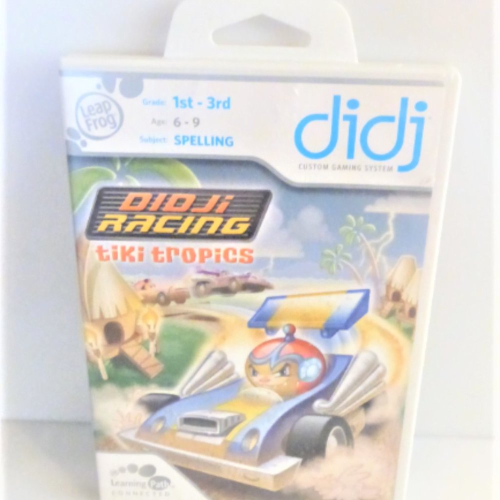 DiDji Gaming System Leap Frog DiDi RACING Tiki Tropics SPELLING